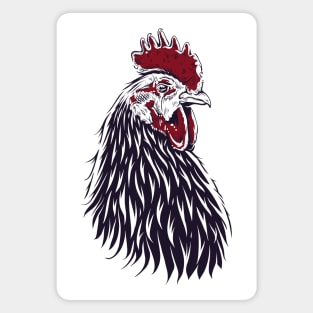 Rooster Head Magnet